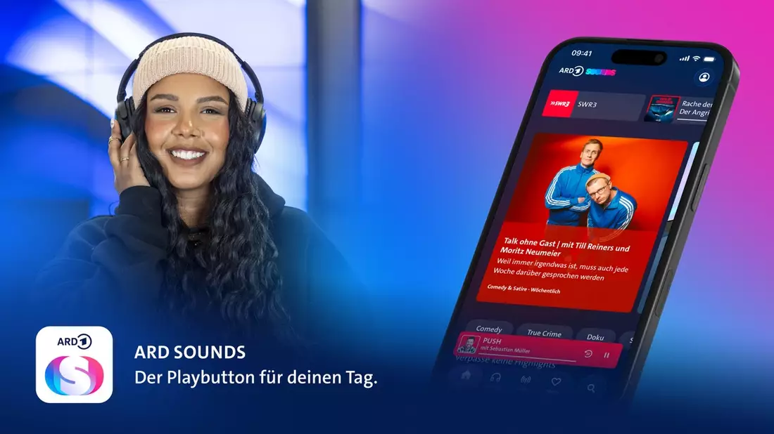 Öffentlich-rechtliches Hör-Universum in einer App: / ARD Sounds erfolgreich gestartet - Bild: presseportal.de