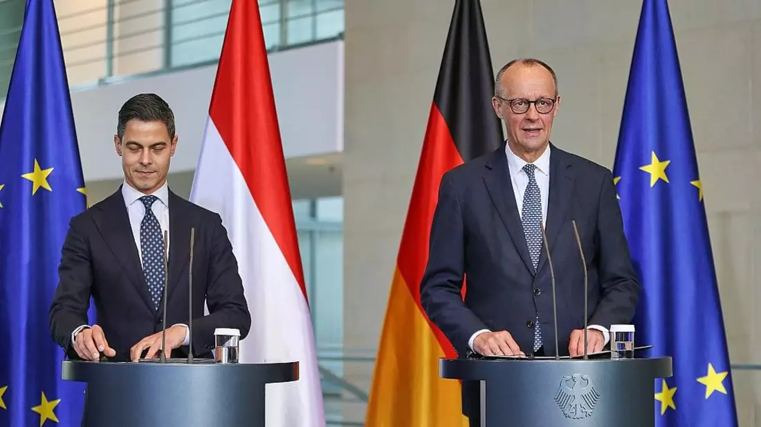 Rob Jetten und Friedrich Merz am 16.03.2026 - Bild: via dts Nachrichtenagentur