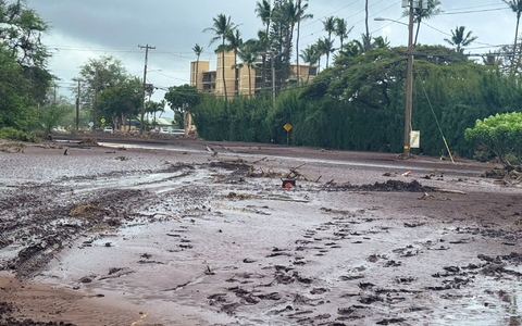 Auf Hawaii fiel viel Regen. - Foto: Athena Walsh/Athena Walsh/AP/dpa
