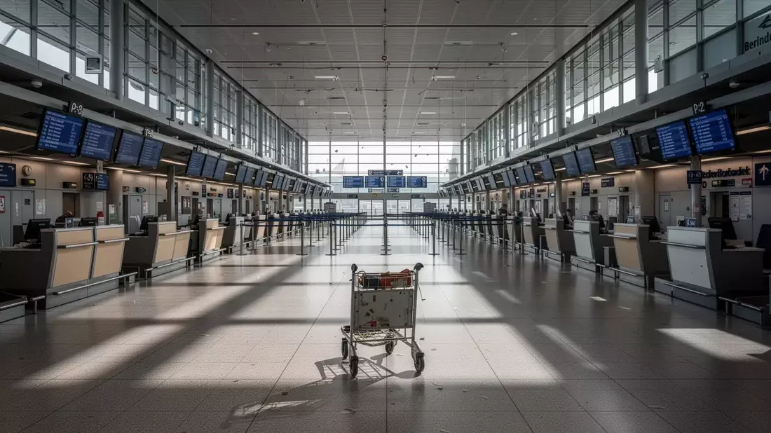 BER: Warnstreik legt Flughafen am Mittwoch komplett lahm - Bild: über boerse-global.de