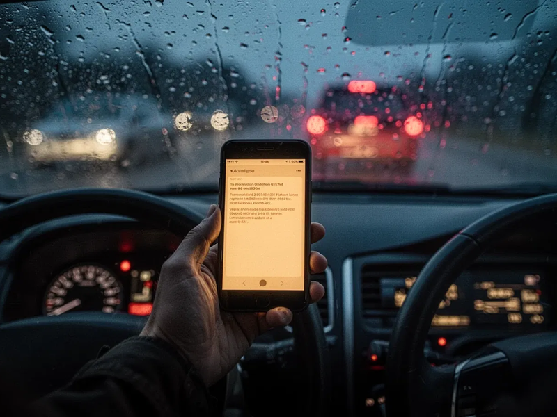 Handy am Steuer: Polizei stellt Hunderte Verstöße fest - Foto: über boerse-global.de
