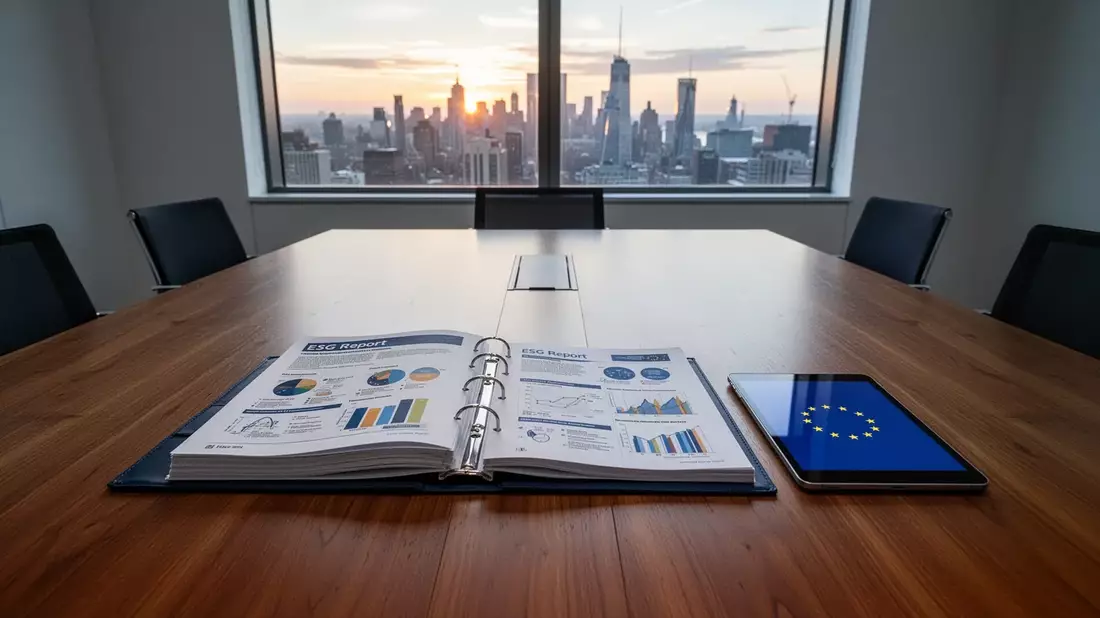 EU lockert Nachhaltigkeitspflicht – doch die meisten Firmen berichten freiwillig weiter Illustration mit AI erstellt übermittelt durch boerse-global.de