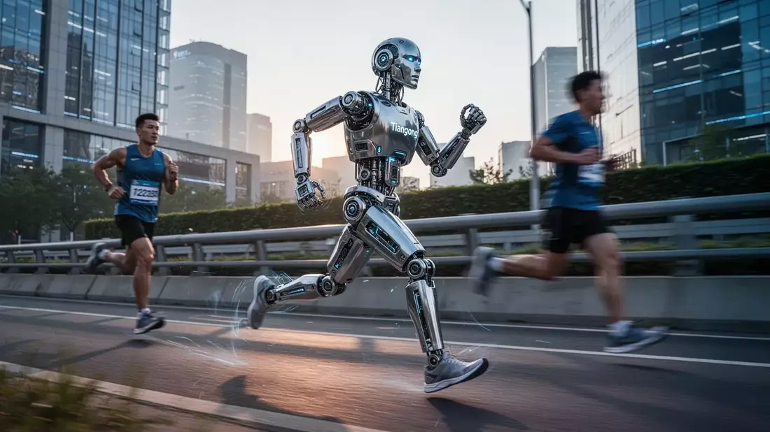 Tiangong-Roboter bereiten sich auf Peking-Marathon vor - Bild: über boerse-global.de