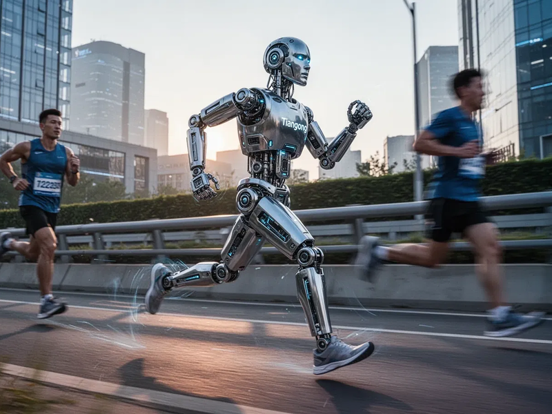 Tiangong-Roboter bereiten sich auf Peking-Marathon vor - Foto: über boerse-global.de