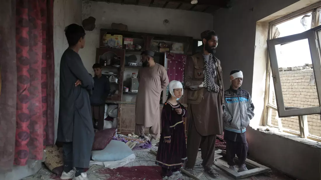 Schon in den letzten Tagen wurden Häuser in Kabul bei pakistanischen Luftangriffen beschädigt. (Archivbild)  - Bild: Sami Jan/dpa