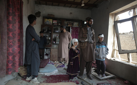 Schon in den letzten Tagen wurden Häuser in Kabul bei pakistanischen Luftangriffen beschädigt. (Archivbild)  - Foto: Sami Jan/dpa