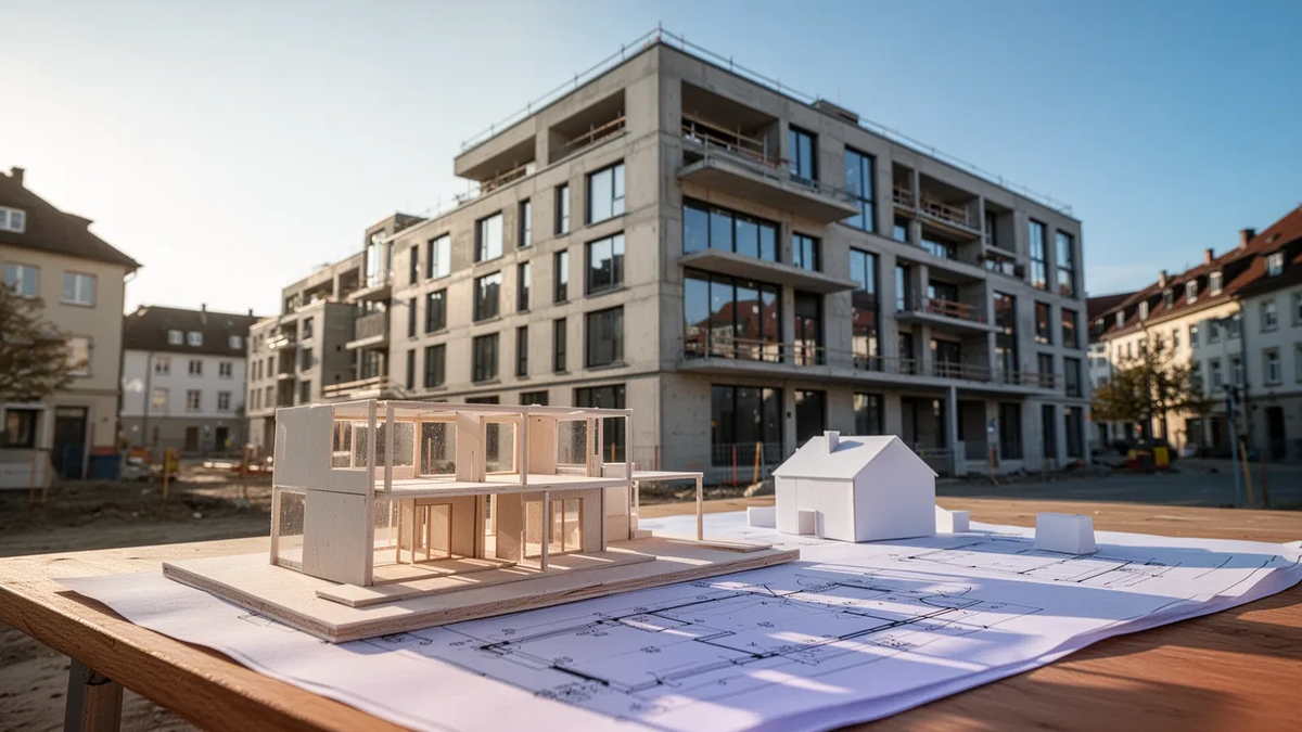 Gebäudetyp E soll als Bau-Turbo die Wohnungsnot bekämpfen - Foto: über boerse-global.de