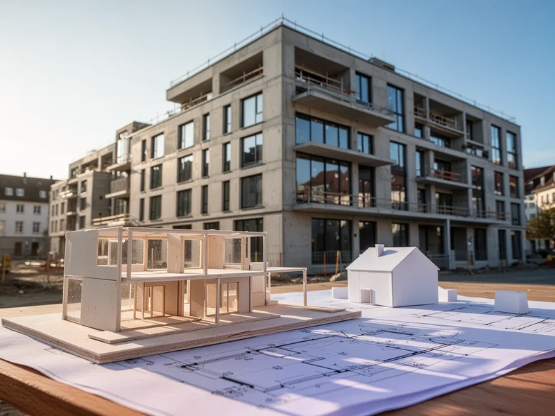 Gebäudetyp E soll als Bau-Turbo die Wohnungsnot bekämpfen - Foto: über boerse-global.de