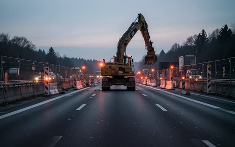B19: Nächster Schritt der Großbaustelle bringt nächtliche Vollsperrung - Foto: über boerse-global.de
