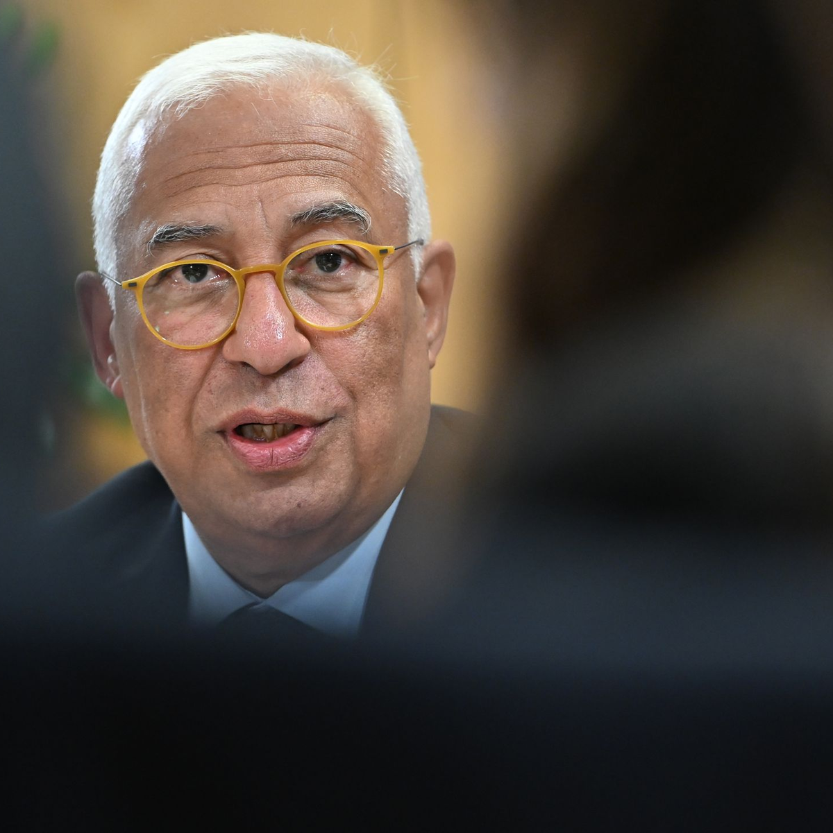 António Costa, Präsident des Europäischen Rates, spricht sich für die weitere Unterstützung der Ukraine aus. - Foto: Markus Lenhardt/dpa-ENR Pool/dpa