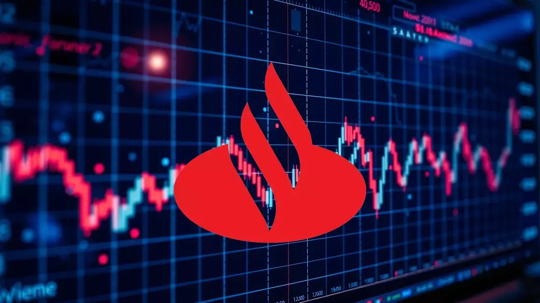Santander: Un objetivo de 12,70 euros en medio de innovación y ajustes Illustration mit AI erstellt übermittelt durch boerse-global.de