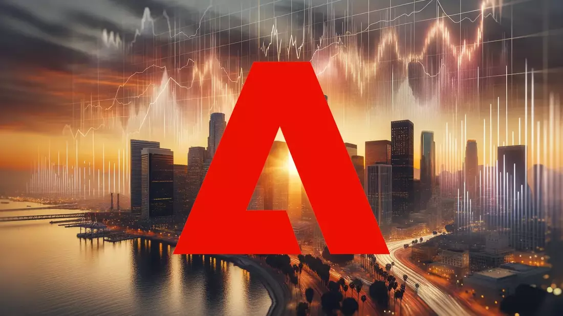 Adobe enfrenta una multa que cuestiona su modelo de negocio central Illustration mit AI erstellt übermittelt durch boerse-global.de