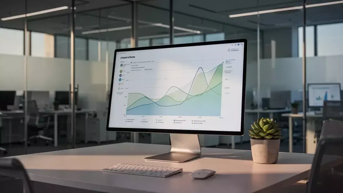 UiPath Aktie: Profitabilität vs. Prognose Illustration mit AI erstellt übermittelt durch boerse-global.de