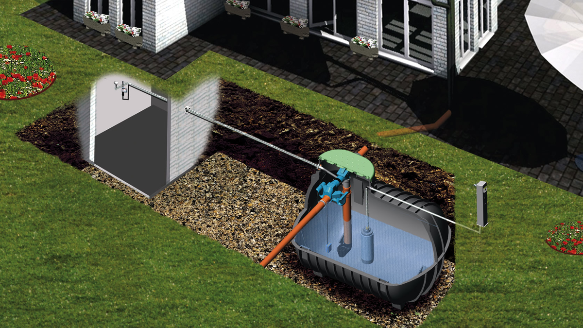 Erdspeicher im Garten für Regenwasser - Foto: IG Ressource Wasser über pressetext.de