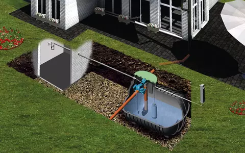 Erdspeicher im Garten für Regenwasser - Foto: IG Ressource Wasser über pressetext.de