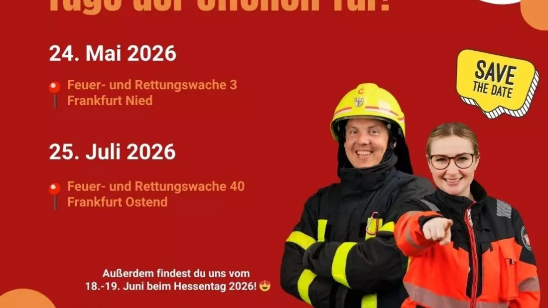 FW-F: Tage der offenen Tür bei der Feuerwehr Frankfurt - Bild: presseportal.de