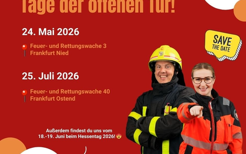 FW-F: Tage der offenen Tür bei der Feuerwehr Frankfurt - Foto: presseportal.de