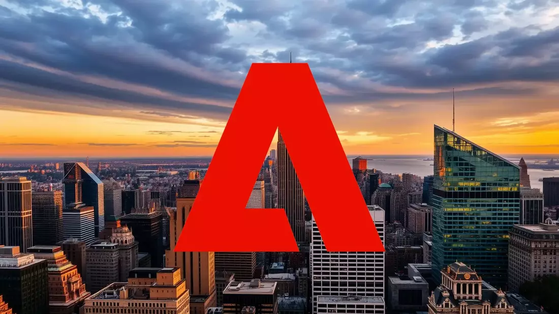 Adobe: Un Valor Bajo Asedio Pese a Resultados Sólidos Illustration mit AI erstellt übermittelt durch boerse-global.de