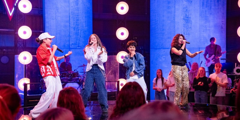 Illia Liam Elena Nisa The Voice Kids - Foto: Joyn/Claudius Pflug, presseportal.de