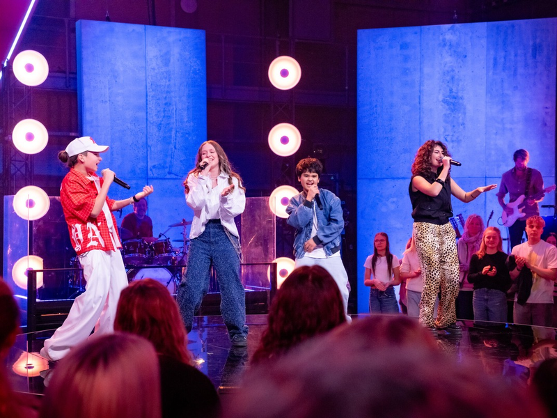 Illia Liam Elena Nisa The Voice Kids - Foto: Joyn/Claudius Pflug, presseportal.de