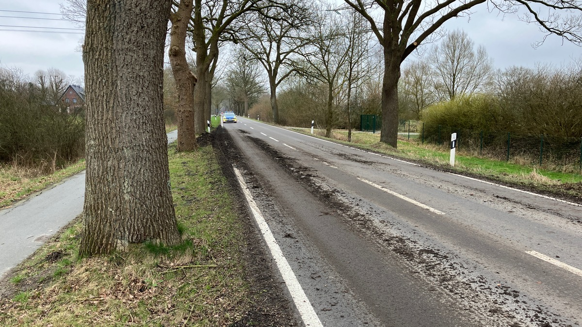 POL-WHV: Unerlaubtes Entfernen vom Unfallort - Straßenbankett beschädigt - Foto: presseportal.de