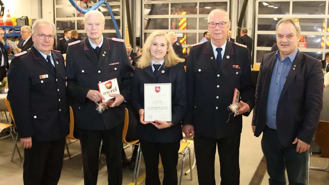 FW-OLL: Jahreshauptversammlung der Freiwilligen Feuerwehr Kirch- und Klosterseelte - Bild: presseportal.de