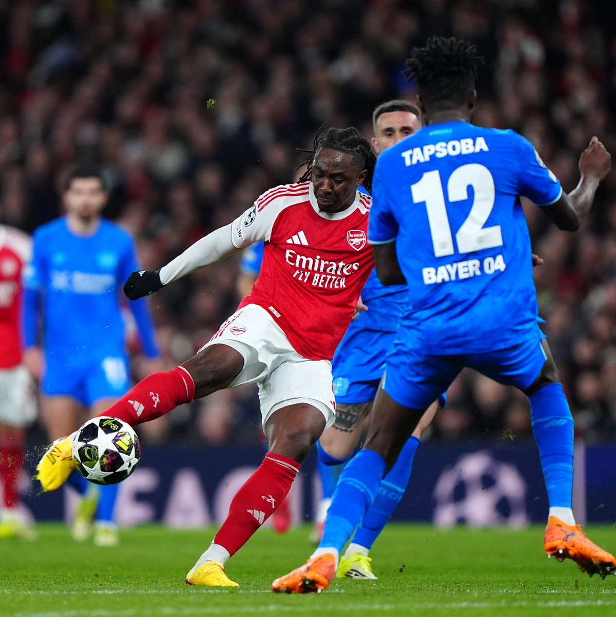 Trifft für Arsenal zur Führung: Eberechi Eze - Foto: Bradley Collyer/PA Wire/dpa
