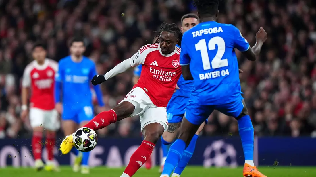Trifft für Arsenal zur Führung: Eberechi Eze - Bild: Bradley Collyer/PA Wire/dpa