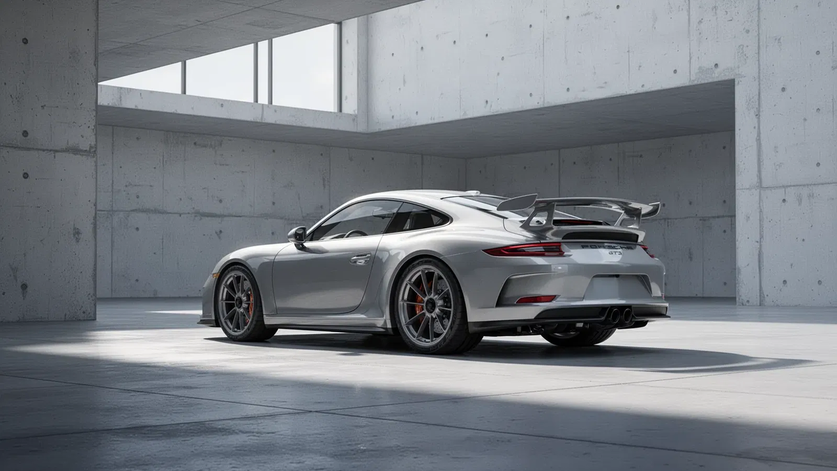 Porsche GT3: Neue Fotoserie setzt auf radikalen Minimalismus - Foto: über boerse-global.de
