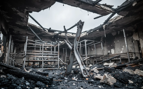 Fitnessstudio in Neunkirchen brennt komplett nieder - Foto: über boerse-global.de