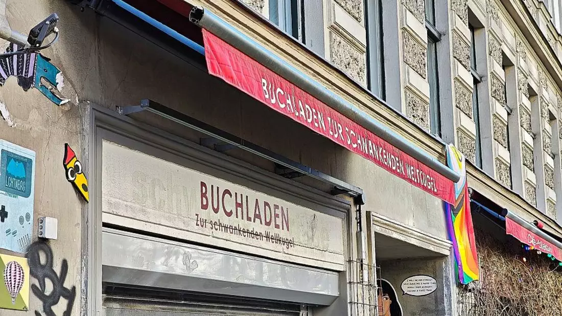 Vom Buchhandlungspreis ausgeschlossener Buchladen Zur schwankenden Weltkugel (Archiv) - Bild: via dts Nachrichtenagentur