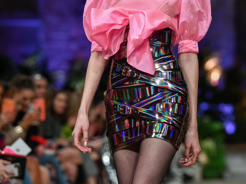 Im Jahr 2020 auf dem Laufsteg der Berliner Fashion Week.  - Foto: Jens Kalaene/dpa-Zentralbild/ZB