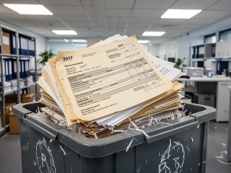Bürokratieentlastung: Unternehmen können jetzt Akten aus 2017 vernichten - Foto: über boerse-global.de