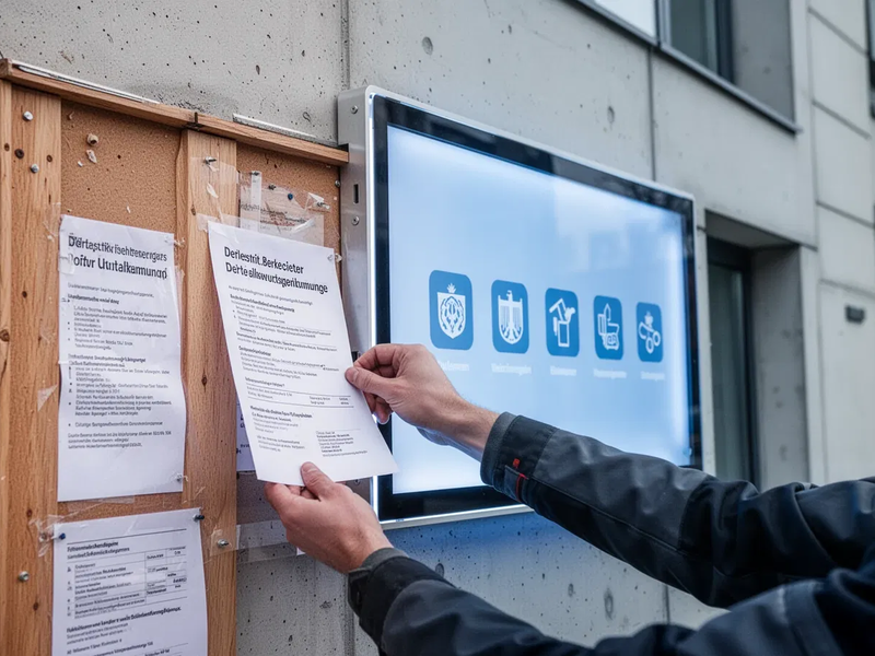 Deutsche Kommunen schalten um: Amtliche Bekanntmachungen werden digital - Foto: über boerse-global.de