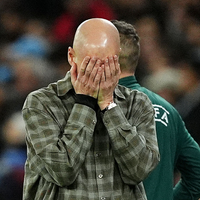 Manchester Citys Trainer Pep Guardiola war nach dem Aus in der Champions League gegen Real Madrid enttäuscht. - Foto: Martin Rickett/PA Wire/dpa