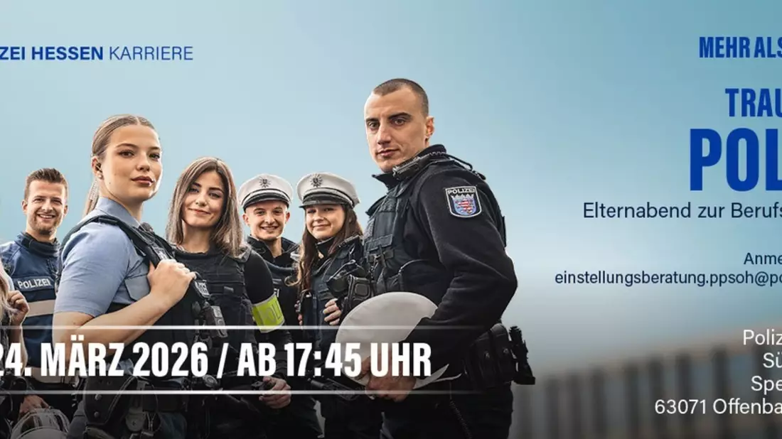 POL-OF: SAVE THE DATE: Traumberuf Polizei- Bring Deine Eltern mit - Bild: presseportal.de