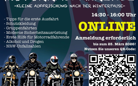 POL-NE: Bestens informiert: Online-Veranstaltung für Motorradfahrende - Foto: presseportal.de