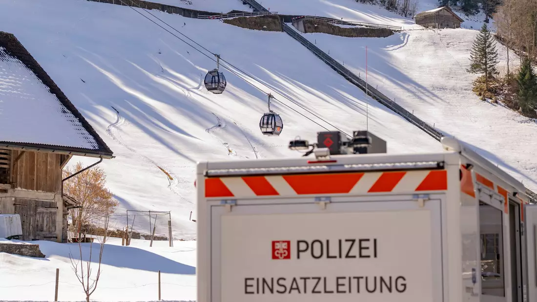 Das Unfallgebiet liegt auf rund 2.000 Metern Höhe. - Bild: Urs Flueeler/KEYSTONE/dpa