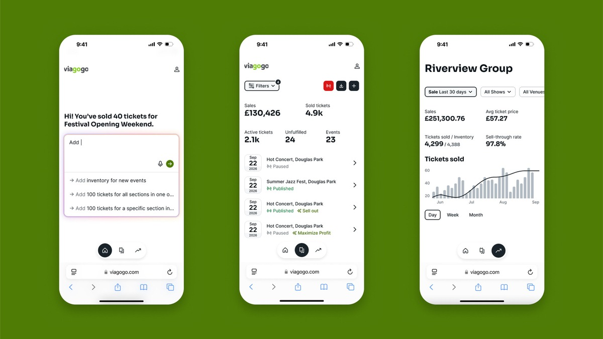 viagogo stellt KI-gestütztes Tool für Künstler, Teams und Veranstalter vor: viagogo Distribution Manager ermöglicht Rechteinhabern den direkten Zugang zu mehr als 125 Millionen Fans weltweit - Foto: presseportal.de