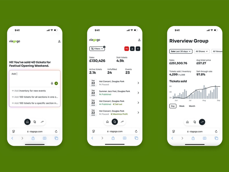 viagogo stellt KI-gestütztes Tool für Künstler, Teams und Veranstalter vor: viagogo Distribution Manager ermöglicht Rechteinhabern den direkten Zugang zu mehr als 125 Millionen Fans weltweit - Foto: presseportal.de