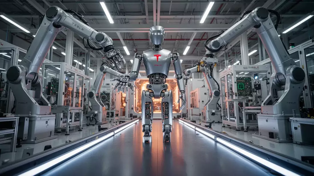 Tesla startet Chipfabrik Terafab und setzt auf Roboter-Produktion - Bild: über boerse-global.de