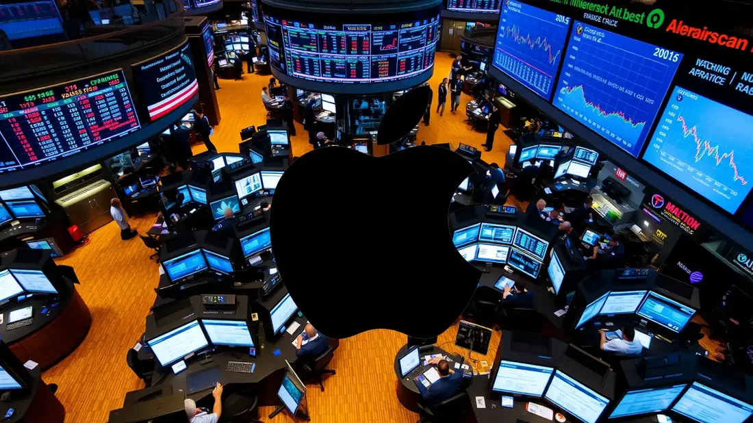 La estrategia de Apple en China: Concesiones necesarias en un mercado vital Illustration mit AI erstellt übermittelt durch boerse-global.de