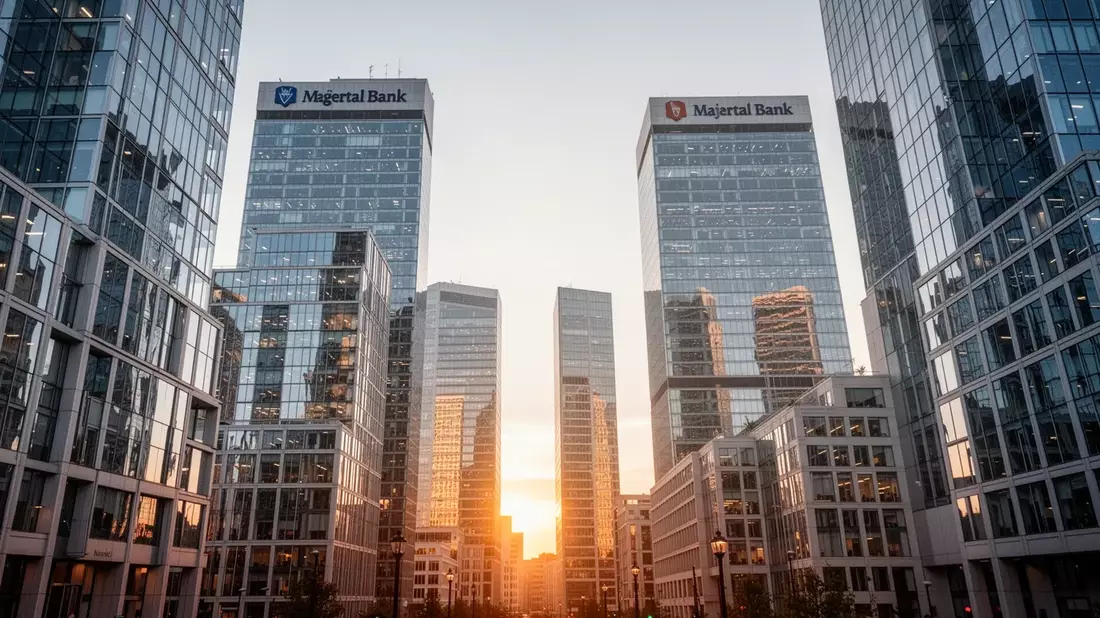 Stoxx Europe 600 Banks ETF: Zinspfad entscheidend Illustration mit AI erstellt übermittelt durch boerse-global.de