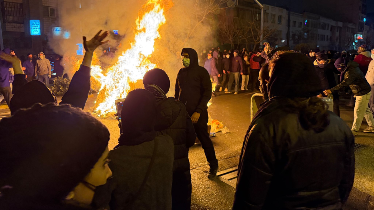 Die jüngsten Massenproteste wurden vom iranischen Staatsapparat blutig niedergeschlagen. (Archivbild) - Foto: Uncredited/UGC/AP/dpa