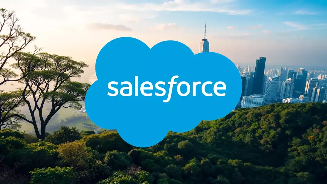 Salesforce: El Desafío de la Inteligencia Artificial en los Mercados Illustration mit AI erstellt übermittelt durch boerse-global.de