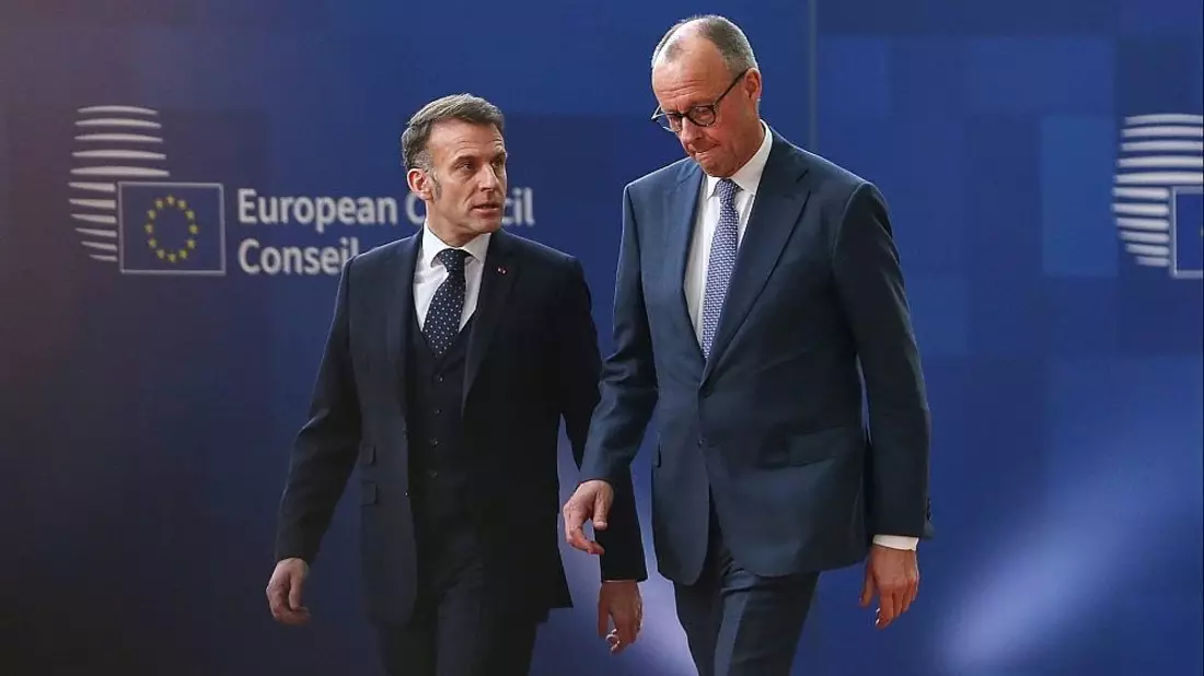 Emmanuel Macron und Friedrich Merz am 19.03.2026 - Bild: via dts Nachrichtenagentur