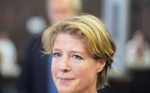 Christina Block ist angeklagt, den Auftrag zur Entführung ihrer Kinder gegeben zu haben. - Foto: Marcus Brandt/Pool dpa/dpa