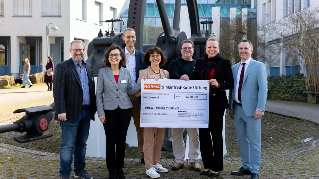 NORMA begeistert zahlreiche junge Talente beim Tag des dualen Studiums der DHBW Mosbach für eine Karriere im Lebensmitteleinzelhandel / Großes Interesse an der Arbeit beim Discounter - Bild: presseportal.de