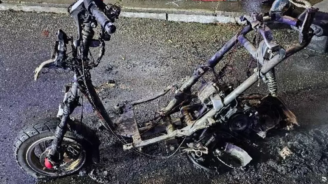 POL-WOB: Brennender Motorroller - Polizei sucht Zeugen - Bild: presseportal.de
