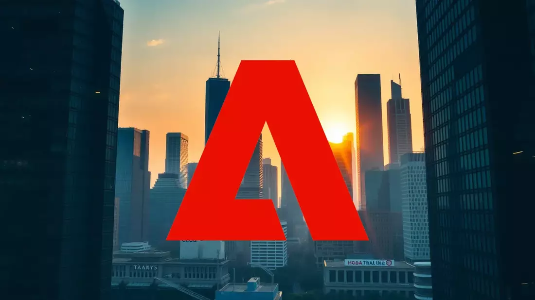 Adobe en la Mira: La Ofensiva de Google Sacude su Pilar Creativo Illustration mit AI erstellt übermittelt durch boerse-global.de